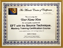 EFT with the Source Technique Training Certificate